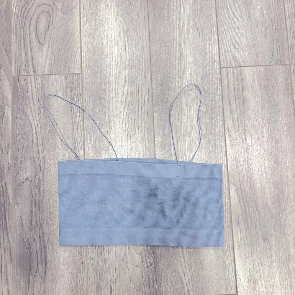 Urban planet blue crop top